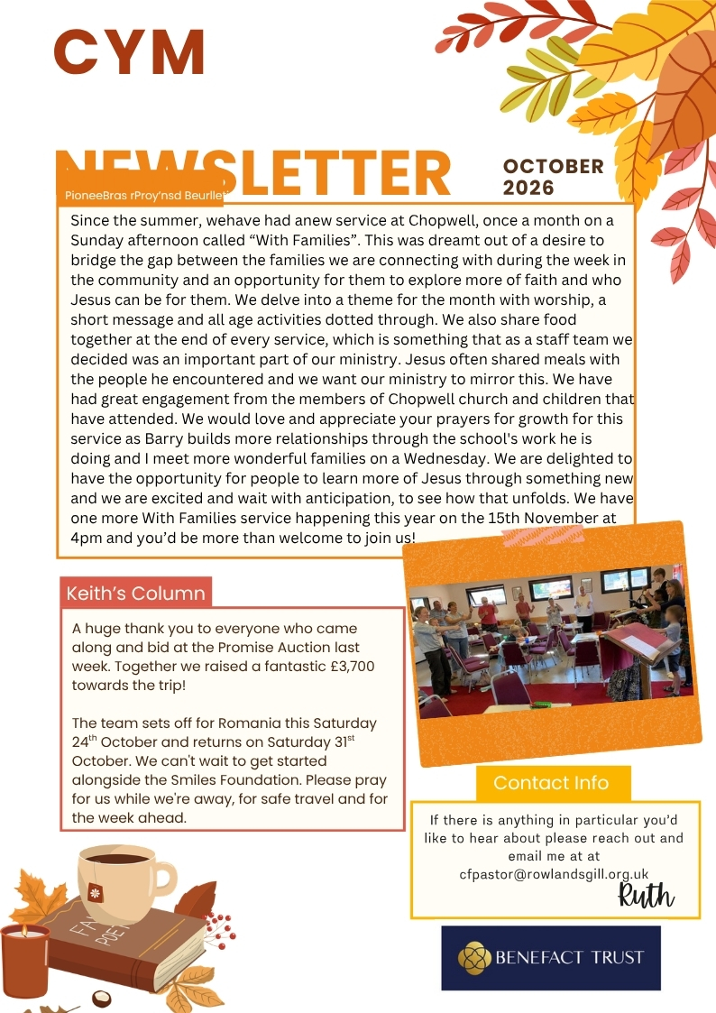 Church SR CYM Newsletter 20261